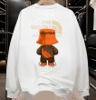 画像4: Unisex THE NICLONT x Bear Print round neck sweatshirt  Pullover  男女兼用 ラウンドネックTHE NICLONT×ベアプリントプリント スウェット トレーナー プルオーバー (4)