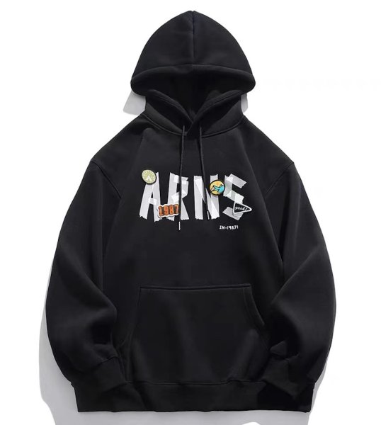 画像1: American graphic print hoodie　ユニセックス男女兼用 アメリカングラフィックプリント フーディパーカースウェットシャツ ジャケット (1)