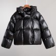 画像8: Personalized street short length hooded down jacket coat　 パーソナライズストリートショート丈 フード付ダウンジャケット　コート (8)