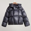 画像9: Personalized street short length hooded down jacket coat　 パーソナライズストリートショート丈 フード付ダウンジャケット　コート (9)