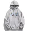 画像2: American graphic print hoodie　ユニセックス男女兼用 アメリカングラフィックプリント フーディパーカースウェットシャツ ジャケット (2)