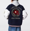 画像3:  Floral embroidered stadium jacketbaseball uniform jumper  blouson ユニセックス 男女兼用フラワー刺繍スタジャンスタジアムジャンパー スタジャン MA-1 ボンバー  (3)