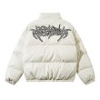 画像5: Street Embroidered Leather Down Jacket　ユニセックス 男女兼用 レザーストリート刺繍レザーダウンジャケットジャンパー スタジャン  (5)