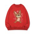 画像4: Unisex Angry Tom & Jerry Parker round neck hooded sweater ユニセックス男女兼用  トム と ジェリープリント フーディー パーカー スウェット トレーナー (4)