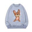 画像3: Unisex Angry Tom & Jerry Parker round neck hooded sweater ユニセックス男女兼用  トム と ジェリープリント フーディー パーカー スウェット トレーナー (3)