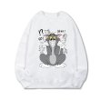 画像6: Unisex Angry Tom & Jerry Parker round neck hooded sweater ユニセックス男女兼用  トム と ジェリープリント フーディー パーカー スウェット トレーナー (6)