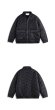 画像6: V-neck no-collar quilted jacket coat down jacket　ユニセックス 男女兼用V ネックノーカラー キルティングダウンジャケット (6)