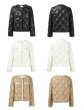 画像3: Quilted down pearl trim jacket coat 　キルティングダウンパールトリミング ジャケットコート (3)