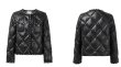 画像2: Quilted down pearl trim jacket coat 　キルティングダウンパールトリミング ジャケットコート (2)