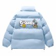 画像7: Unisex Sesame Street Stand Collar Down Coat Jacket　ユニセックス 男女兼用 セサミストリート スタンドカラープリントダウンジャケットジャンパー スタジャン  (7)