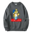 画像7: Unisex Simpson Simpsons Family Boxlogo Print Sweat Pullover 男女兼用 ラウンドネック シンプソン シンプソンズ ファミリー ボックスロゴプリント スウェット トレーナー プルオーバー (7)