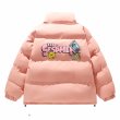 画像10: Unisex Sesame Street Stand Collar Down Coat Jacket　ユニセックス 男女兼用 セサミストリート スタンドカラープリントダウンジャケットジャンパー スタジャン  (10)