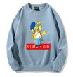 画像6: Unisex Simpson Simpsons Family Boxlogo Print Sweat Pullover 男女兼用 ラウンドネック シンプソン シンプソンズ ファミリー ボックスロゴプリント スウェット トレーナー プルオーバー (6)