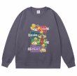 画像2: Unisex The Simpsons Homer Simpson Round Neck Sweatshirt 　ユニセックス男女兼用 シンプソズフォーマーシンプソンプリント   スウェット トレーナー (2)