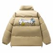 画像5: Unisex Sesame Street Stand Collar Down Coat Jacket　ユニセックス 男女兼用 セサミストリート スタンドカラープリントダウンジャケットジャンパー スタジャン  (5)