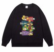 画像1: Unisex The Simpsons Homer Simpson Round Neck Sweatshirt 　ユニセックス男女兼用 シンプソズフォーマーシンプソンプリント   スウェット トレーナー (1)