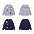 画像5: Unisex Puppy and letter jacquard cardigan sweater　ユニセックス男女兼用 パピー子犬＆レター文字カーディガンセーターセーターニット (5)