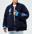 画像3: Skateboard Towel Embroidery baseball uniform jacket BASEBALL JACKET  blouson ユニセックス 男女兼用スケートボード 刺繍ジャケットスタジアムジャンパー スタジャン MA-1 ボンバー ジャケット ブルゾン (3)