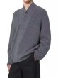 画像3: Unisex Simple deformed plain knit sweater cardigan ユニセックス男女兼用 シンプル 変形無地ニット セーターカーディガンニット (3)