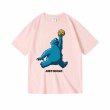 画像2: Unisex Cookie Monster × Jordan Just do eat Logo Tshirt 男女兼用 クッキーモンスター× ジョーダン ロゴ Tシャツ (2)