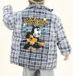 画像4: Felix the Cat embroidered check down jacket coat blouson ユニセックス 男女兼用 フィリックス・ザ・キャット刺繍 チェックダウンジャケット コートジャケット ボンバー ブルゾン (4)