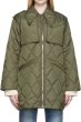 画像1:  Zip-up quilted mid-length coat　キルティングジップアップミドル丈コート ジャケット (1)