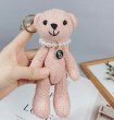 画像2: Tweed bear charm keychain　ツイードベア熊チャーム キーフォルダーバックファッションチャーム (2)