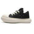 画像9: Wide Toe Platform Lace-Up Sneakers shoes  ユニセックス男女兼用  厚底プラットフォームワイドトウレザーレースアップ  スニーカー　スリッポン　 (9)