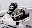 画像7: Square toe low top lace-up canvas sneakers shoes  ユニセックス男女兼用  厚底プラットフォーム　スクエアトゥロートップレースアップキャンバス (7)