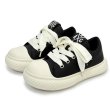 画像4: Wide Toe Platform Lace-Up Sneakers shoes  ユニセックス男女兼用  厚底プラットフォームワイドトウレザーレースアップ  スニーカー　スリッポン　 (4)