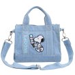 画像3: 24 Snoopy＆ Peanuts Friends Denim Tote Bag THE TOTE BAG  スヌーピー ＆ピーナッツ  デニム トートショルダー バッグ (3)