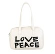 画像2: LOVE PEACE Paint Square Bag shoulder tote bag　男女兼用ユニセックスLOVE PEACE ペイントスクエアバッグショルダートートバッグ (2)