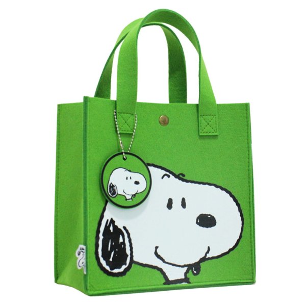 画像1: 24 Snoopy＆ Peanuts Friends Colorful Tote Bag TOTE SHOULDER BAG　スヌーピー ＆ピーナッツ カラフル トートショルダー バッグ (1)