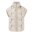 画像4: Unisex Bubble Intreccio Oversize Padded Puffer Down Vest  男女兼用 オーバーサイズ イントレチャート 編み込み 中綿 ダウン ベスト (4)