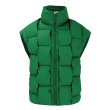 画像2: Unisex Bubble Intreccio Oversize Padded Puffer Down Vest  男女兼用 オーバーサイズ イントレチャート 編み込み 中綿 ダウン ベスト (2)