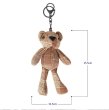 画像7: teddy bear Bag Charm Keychain　テディーベア熊バックチャーム キーフォルダーファッションチャーム (7)