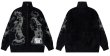 画像3: 　Jacquard zip-up knit cardigan　男女兼用ユニセック  ジャガードジップアップカーディガンニット (3)