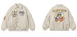 画像6: Bugs Bunny Leather Jacket stadium jumper jacket baseball uniform blouson  ユニセックス 男女兼用 バッグスバニーレザージャケットスタジアムジャンパー  スタジャン MA-1 ボンバー  ブルゾン (6)