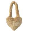 画像2: Fur heart-shaped crossbody and tote bag　ファーモコモコハートトート＆クロスボディーバッグ (2)