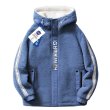 画像3: NASA x Lamb fleece  baseball uniform jacket blouson　ユニセッ クス男女兼用NASA × ラム フリースジャケットスタジアムジャンパー スタジャン ジャケットブルゾン (3)