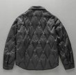 画像3: Unisex Quilted shirt style lapel light down jacket　ユニセックス 男女兼用 キルティングシャツスタイルラペルライトダウンジャケット ブルゾン (3)