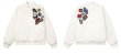 画像2: Embroidered label stadium jumper baseball uniform jacket   blouson  ユニセックス 男女兼用ラベル刺繍エンブレムジャケットスタジアムジャンパー スタジャン MA-1 ボンバー ジャケット ブルゾン (2)