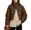 画像1: Short French Down Jacket Coat　フレンチスタイルショート丈ダウンジャケット コート (1)