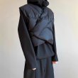 画像4: clean fit irregular vest Short  Down Jacket Coat　イレギュラーデザインダウンベストジャケット コート (4)