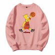 画像6: Simpson basketball paint Pullover sweater ユニセックス 男女兼用 シンプソン バスケット ダンク プリントスウェット トレーナー (6)