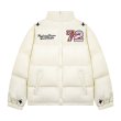 画像6: 72 logo colorful emblem down jacket coat blouson  ユニセックス 男女兼用72ロゴカラフルエンブレム ダウンジャケットコート  MA-1 ボンバー  ブルゾン (6)