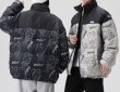 画像6: Modified kaws print down jacket coat blouson  ユニセックス 男女兼用カウズプリント ダウンジャケットコート  MA-1 ボンバー  ブルゾン (6)