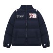 画像5: 72 logo colorful emblem down jacket coat blouson  ユニセックス 男女兼用72ロゴカラフルエンブレム ダウンジャケットコート  MA-1 ボンバー  ブルゾン (5)