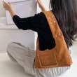 画像10: One-shoulder dumpling tote shoulder underarm bag　ワンショルダーダンプリングトートショルダーアンダーアームバッグ (10)