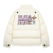 画像4: 72 logo colorful emblem down jacket coat blouson  ユニセックス 男女兼用72ロゴカラフルエンブレム ダウンジャケットコート  MA-1 ボンバー  ブルゾン (4)